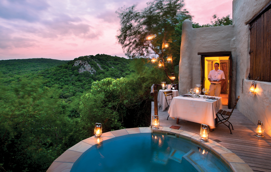Phinda Rock Private plunge pool