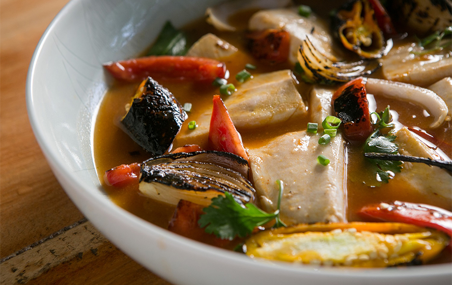 Aqua-Nera-Food2 Soup on the Aqua Nera