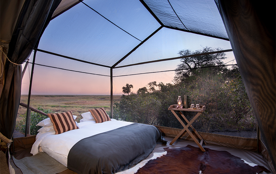 Luxury Linyanti Expeditions Bedroom in Botswana's Linyanti Region