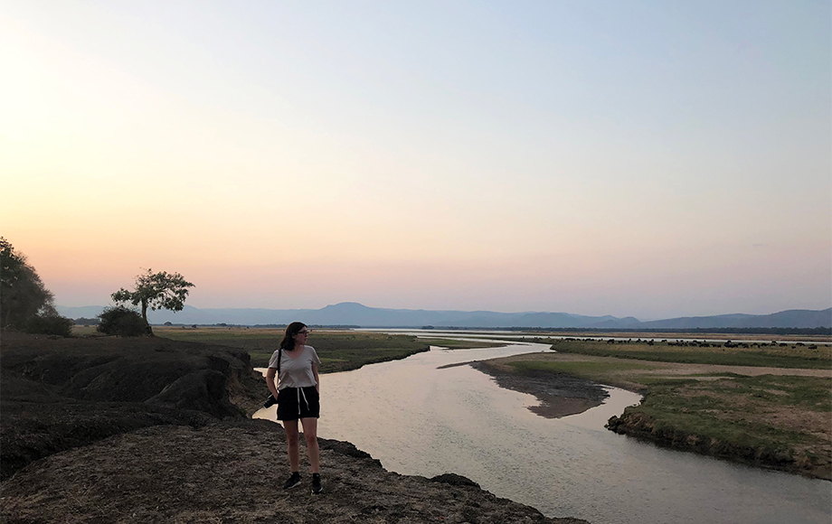 Georgia at Mana Pools in Zimbabwe