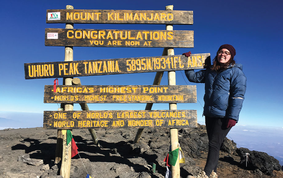 Georgia a top Mount Kilimanjaro