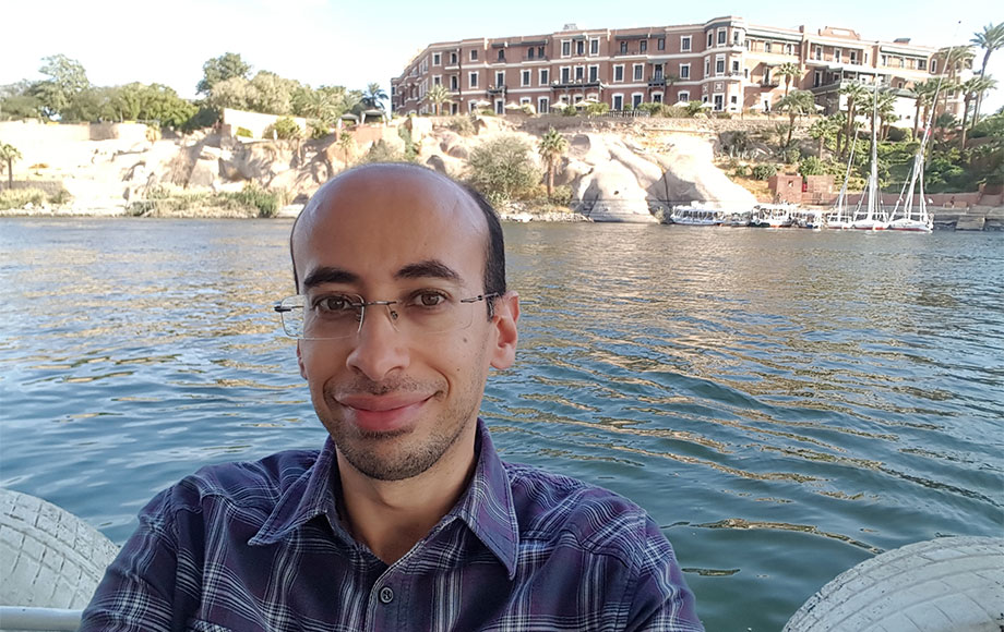 Hany in Egypt on the Nile