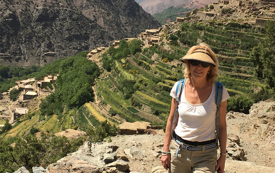 Sara at Machu Picchu in Peru