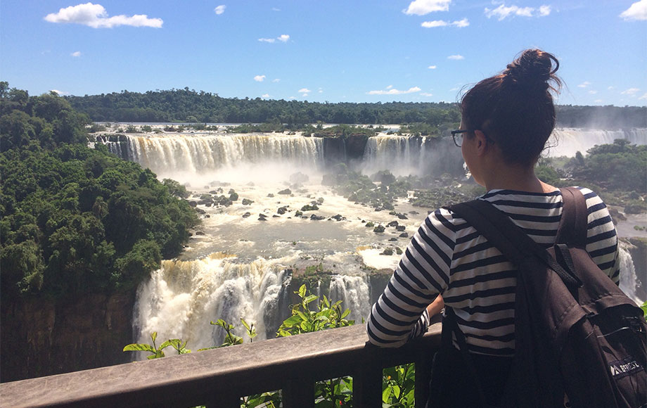 Georgia at Iguazu Falls