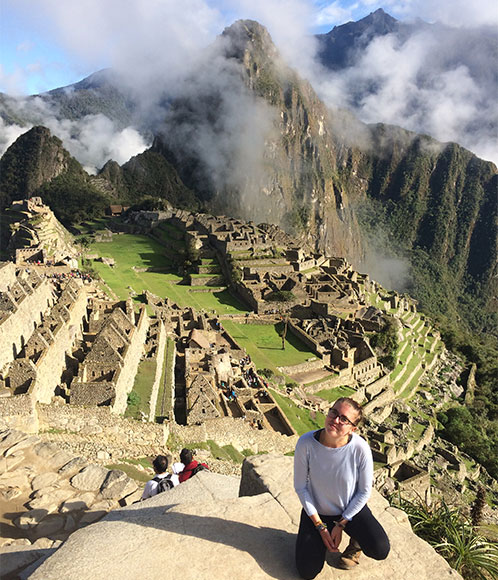 Georgia at Machu Picchu