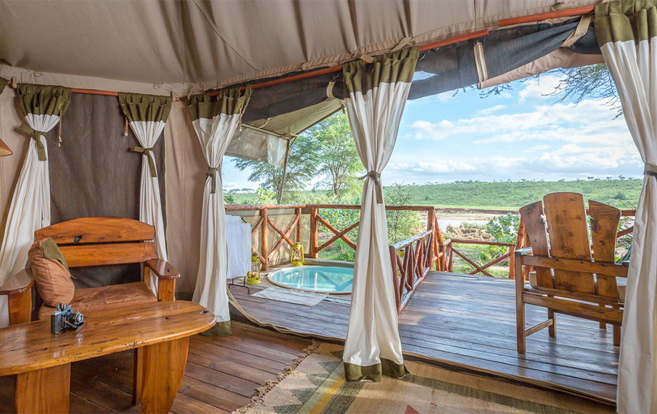 Elephant Bedroom Camp in Kenya
