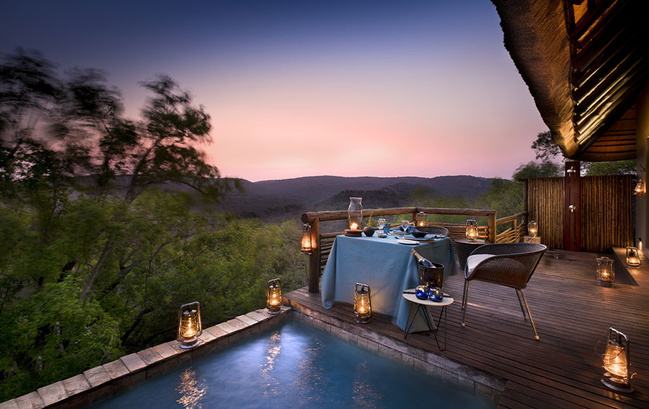 Phinda Mountain Lodge Private Dining