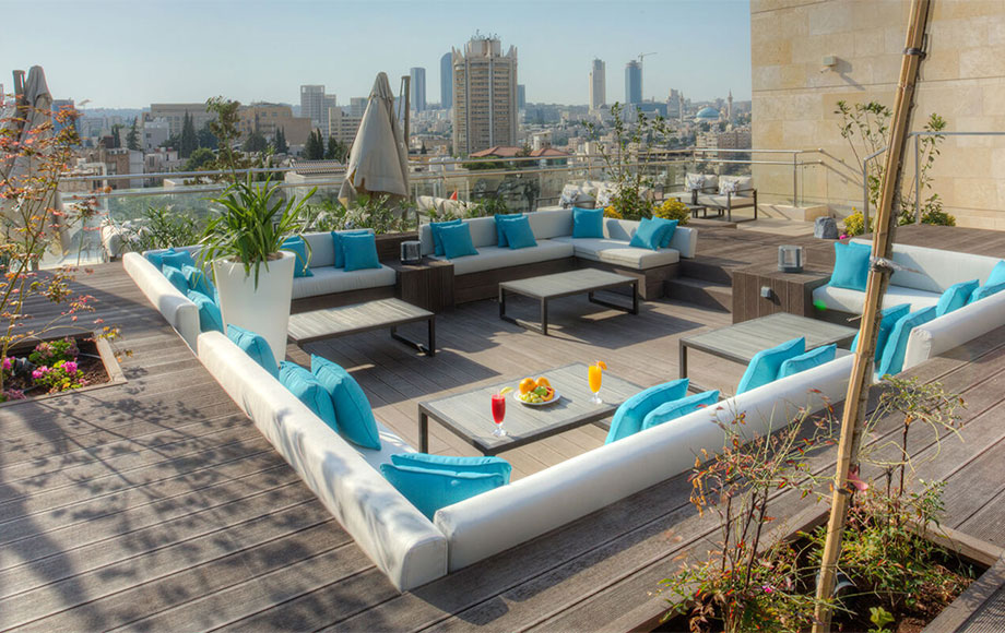 Rooftop boma at The House Boutique in Amman