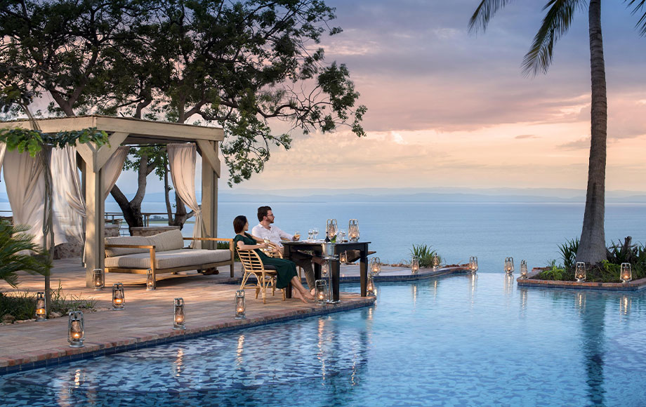 Infinity Pool at Bumi Hills Safari Lodge at Lake Kariba