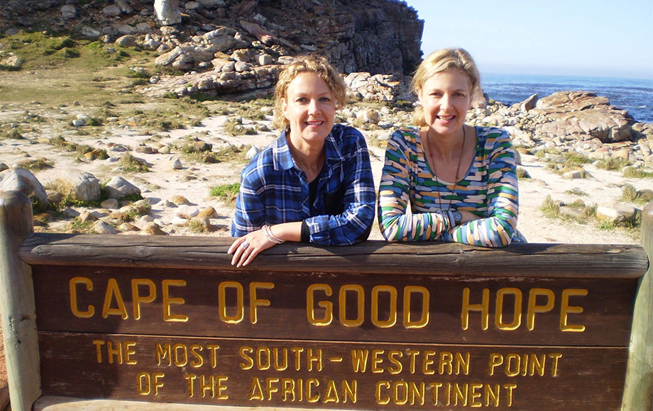 Anna at the Cape of Good Hope