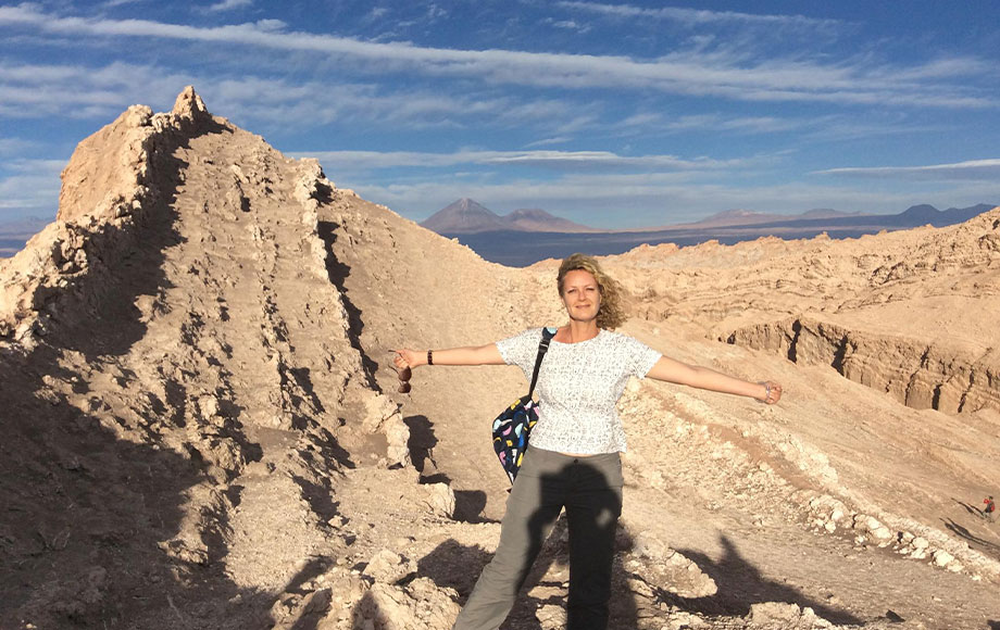 Anna in the Atacama Desert