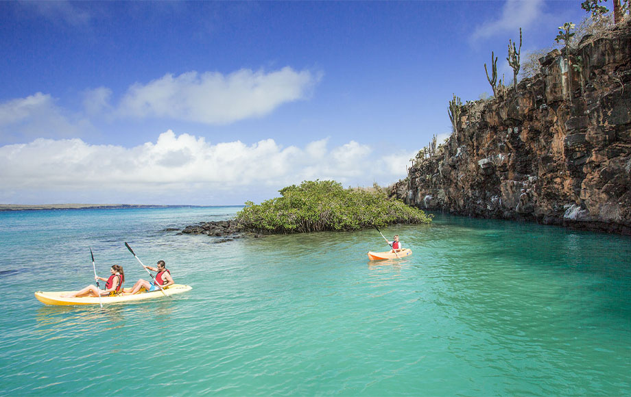 Kayaking in the Galapagos Islands