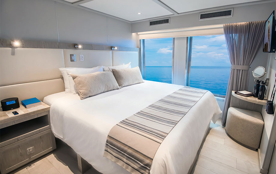 Luxury Bedroom aboard the Origin