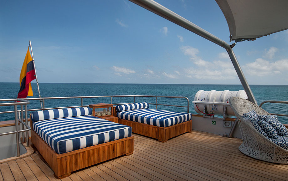Sun Deck on the Theory Vessel