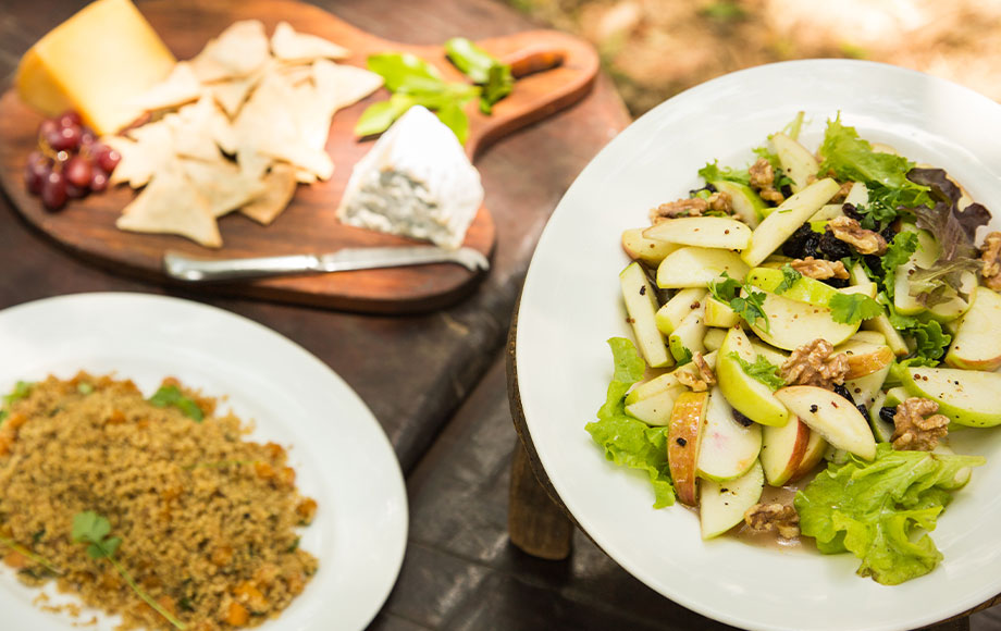 Food at Mara Expeditions Camp