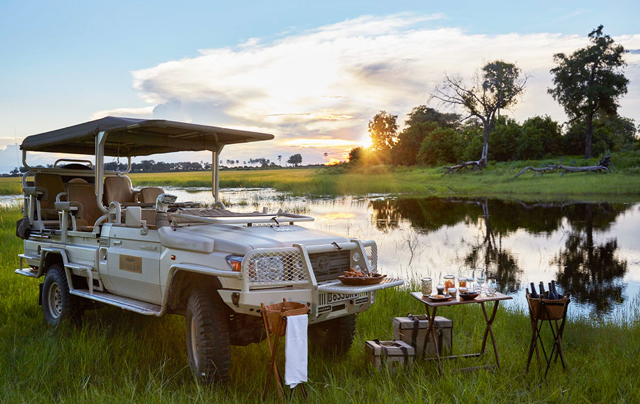 Xigera Safari Lodge Sundowners