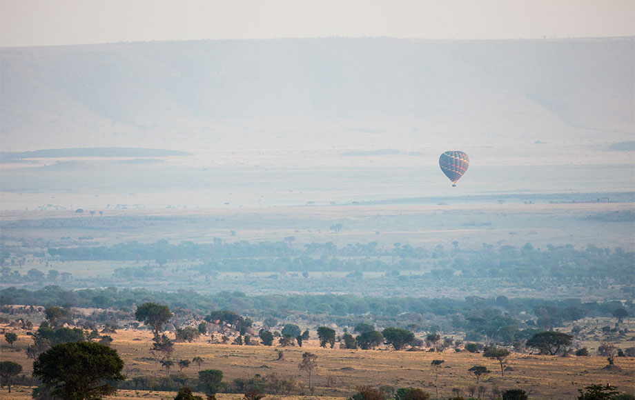 Hot air Ballooning over the Serengeti