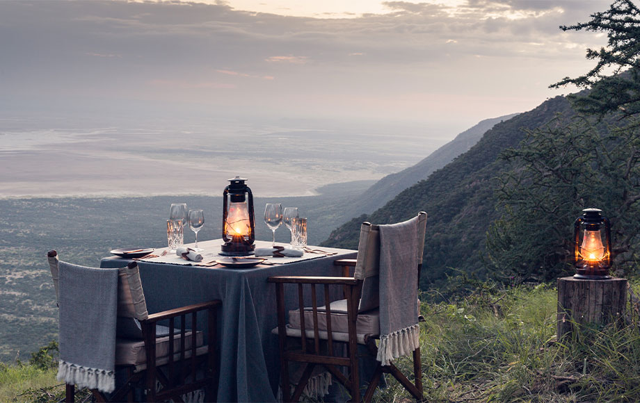 Fly Camping Dinner