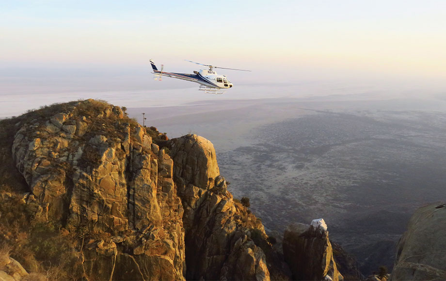 Helicopter Flight over the Serengeti