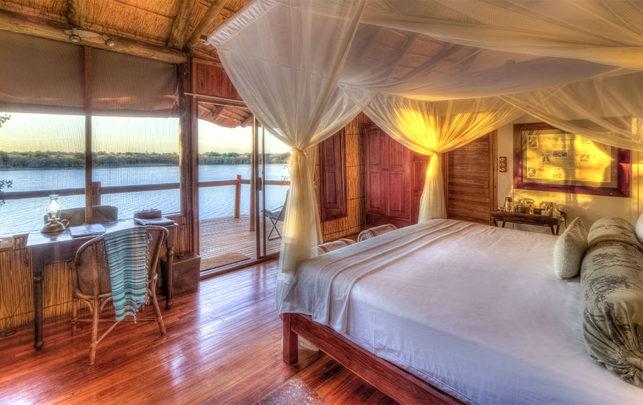 Xugana Island Lodge Bedroom