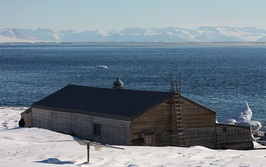 Scotts Hut in Antarctica