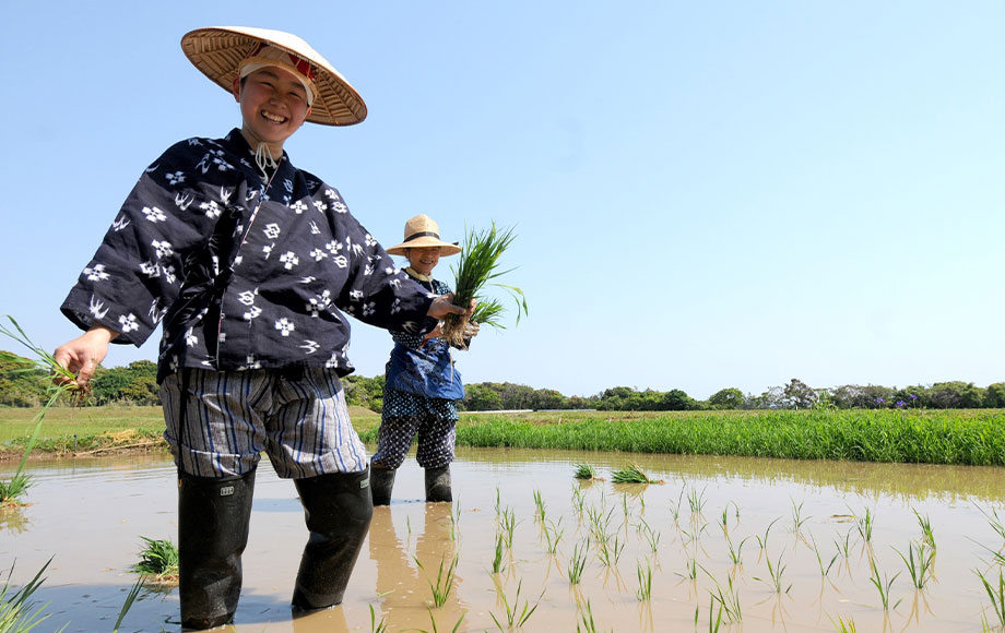 Farmers on Hokkaido