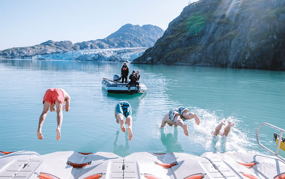 Polar Plunge in Alaska