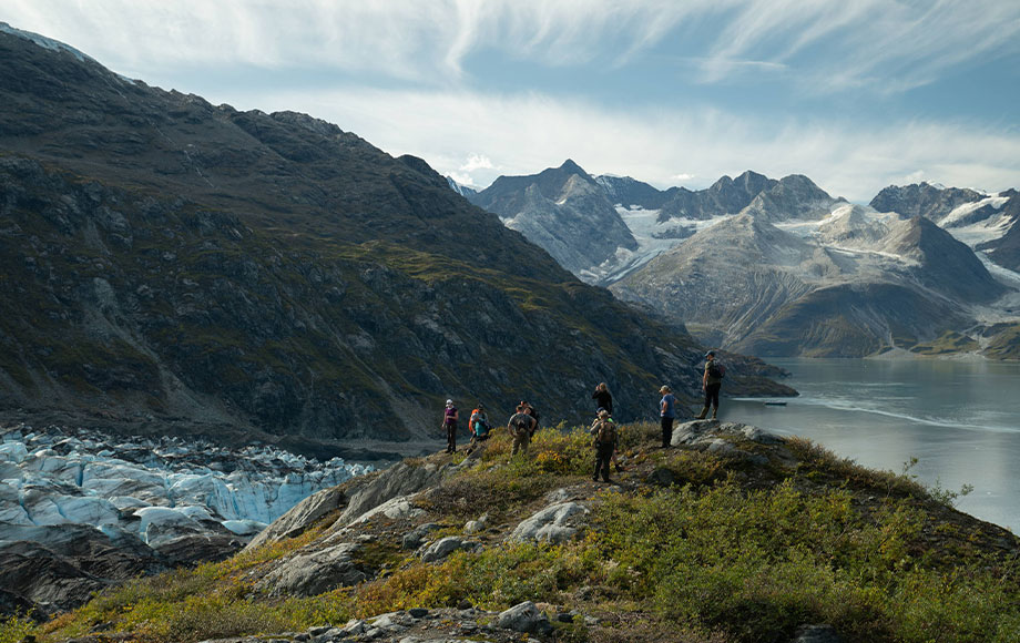 Hiking at Glacier Bay National Park