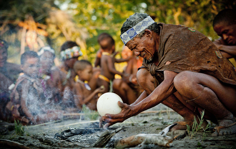 Bushmen in the Kalahari