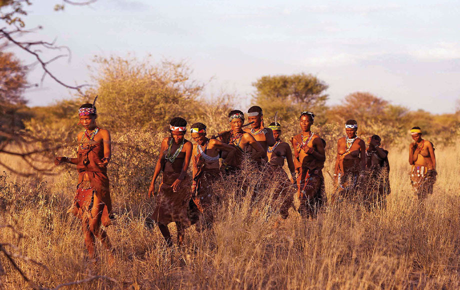 Bushmen in the Kalahari