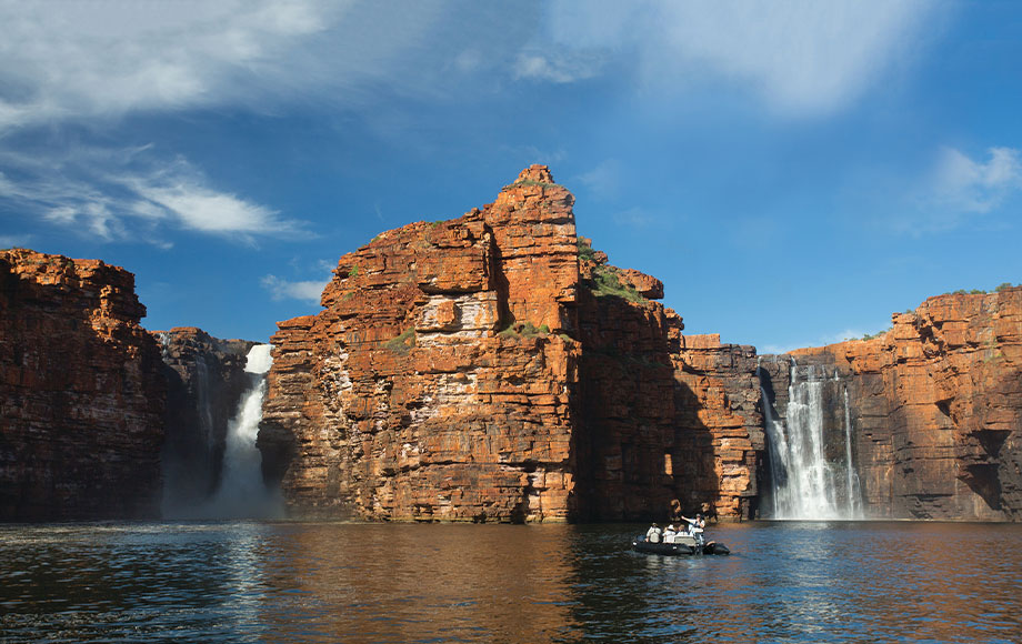 Zodiac Cruise at King George River in the Kimberley