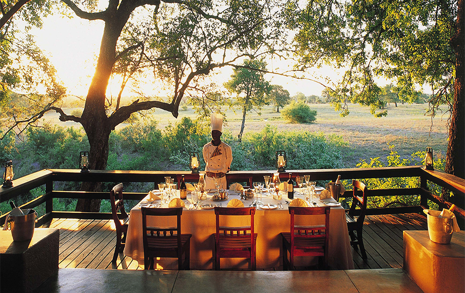 Sabi Sabi Selati Camp Dining Deck