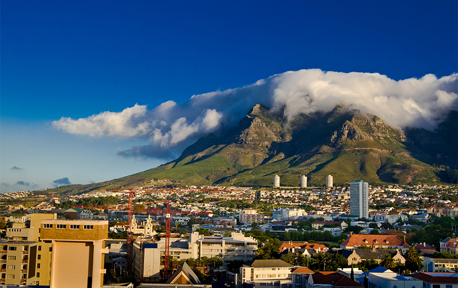 Table-Mountain in Cape Town South Africa