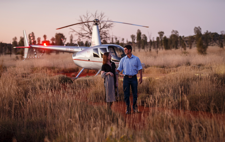 Helicopter Flight at Longitude 131