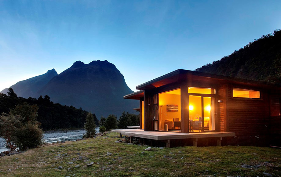 Milford Sound Lodge in New Zealand