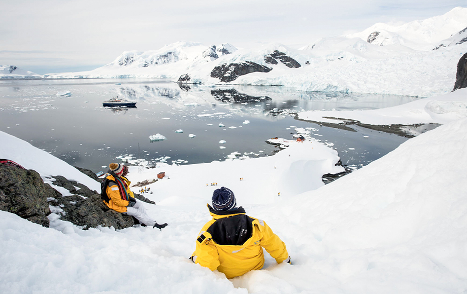 Walking in Antarctica Quark