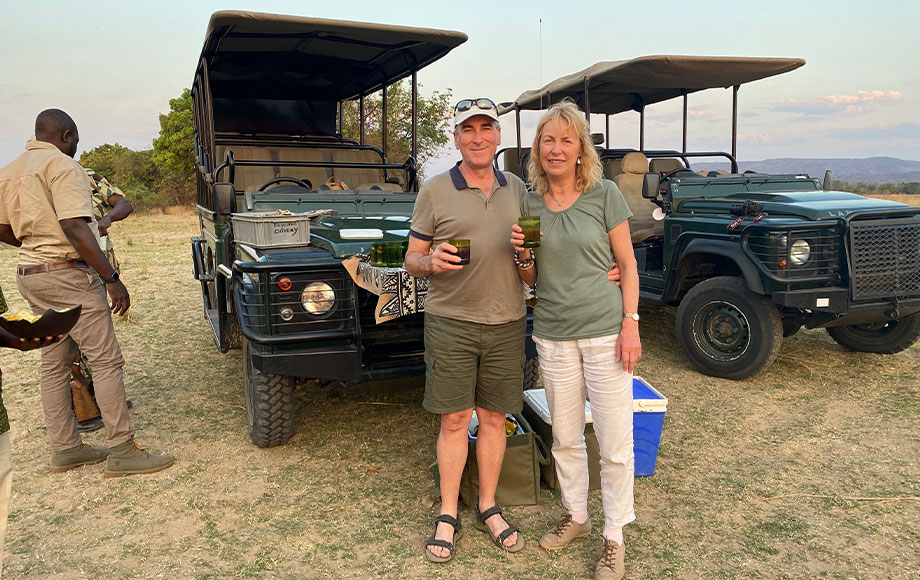 Steve & Sara at Sabi Sabi