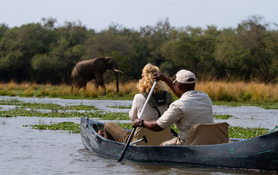 Canoeing Lower Zambezi