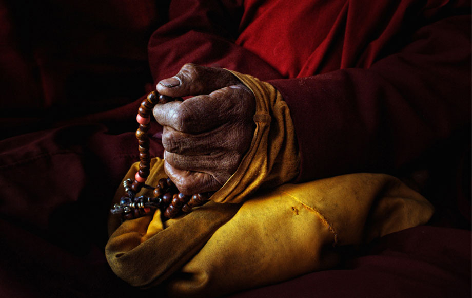 Monk in India