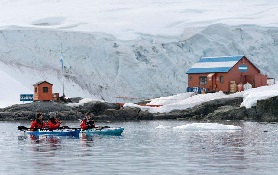 Kayaking in Antarctica