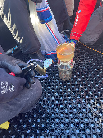 Boat life in Antarctica