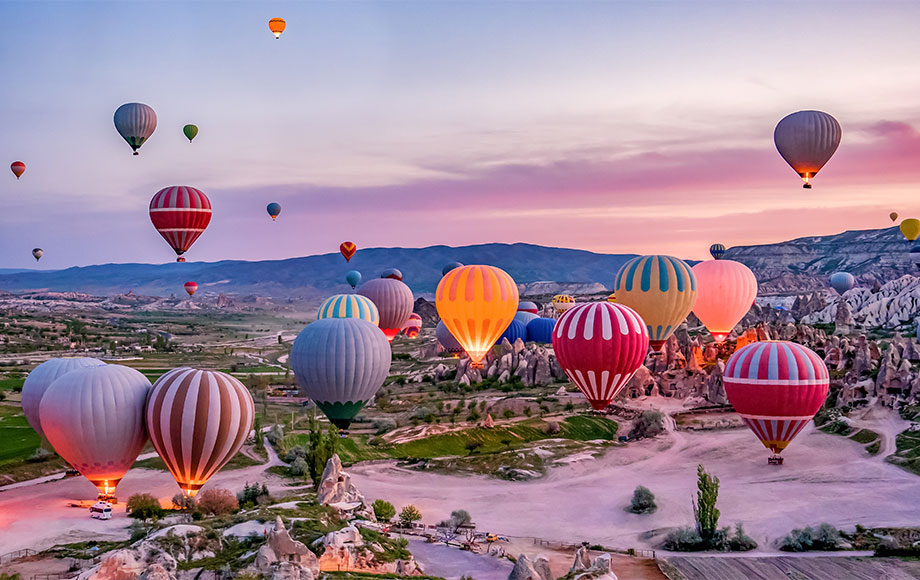 Ballooning over Cappadocia