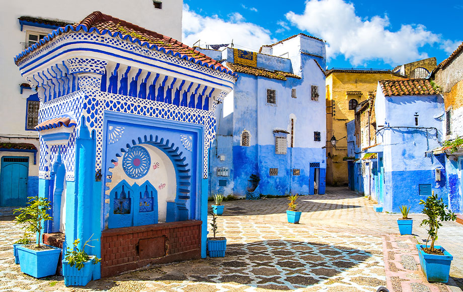 morocco blue city Chefchaouen
