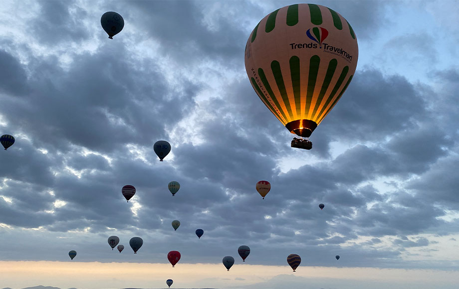 Balloon flight in Cappadocia
