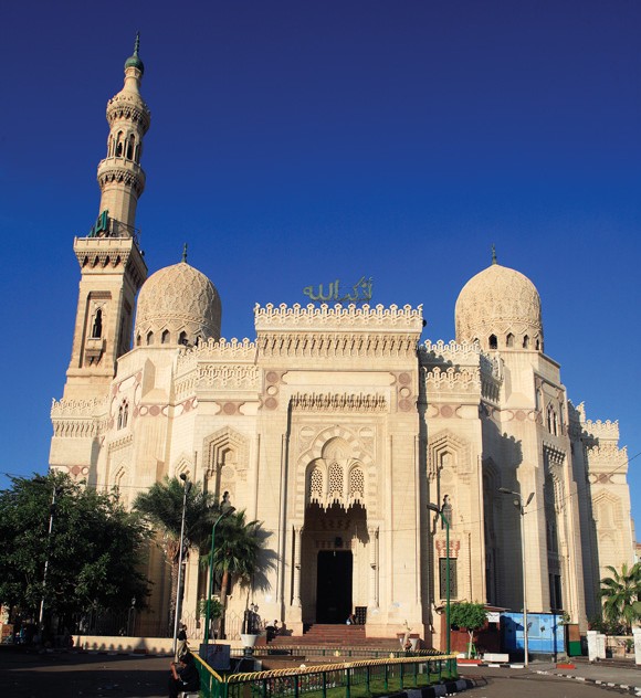 Alexandria,-Abu-al-Abbas-Mosque-2_Gardel_Egypt-Tourist-Authority Abu Al Abbas Mosque in Alexandria Egypt