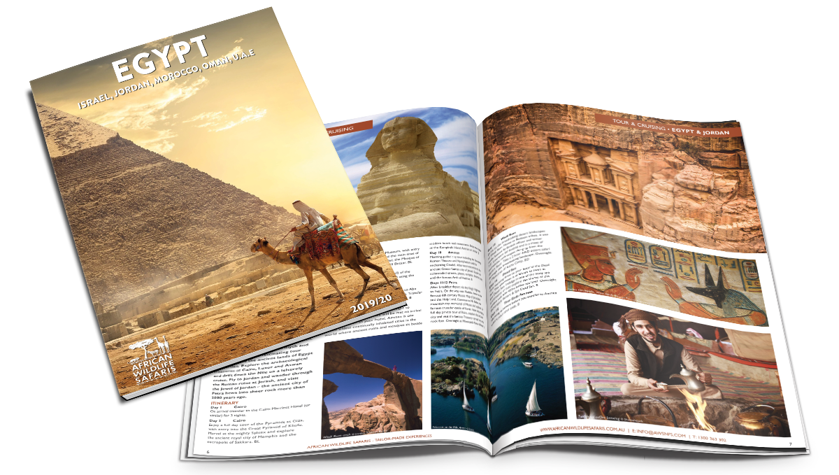 egypt tourist leaflet