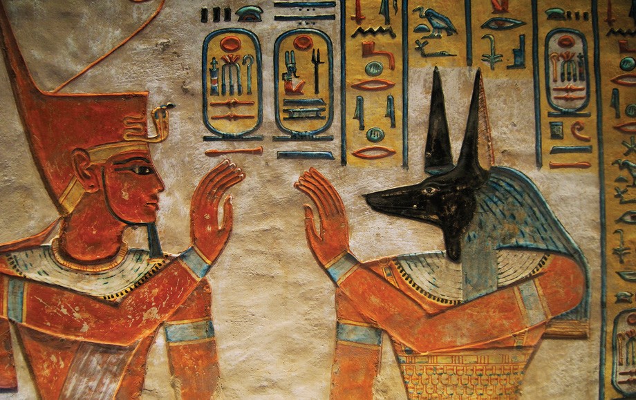Luxor,-western-bank,-Thebes-necropolis_Egypt-Tourist-Authority Ancient wall paintings at Thebes Necropolis in Luxor, Egypt