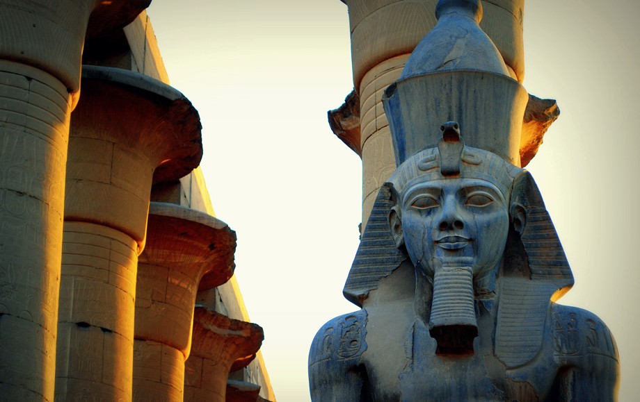 Ramses II in Luxor Temple