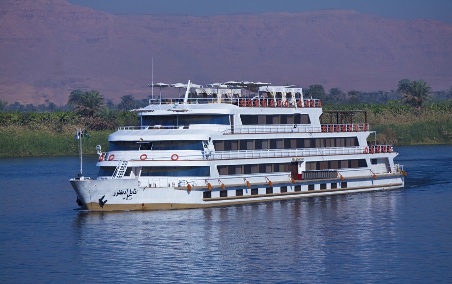 The Sanctuary Adventurer cruising down the River Nile