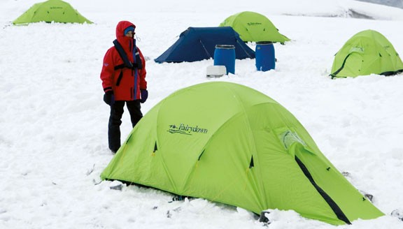 Camping in Antarctica Camping in Antarctica